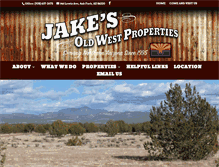 Tablet Screenshot of jakesoldwestproperties.com